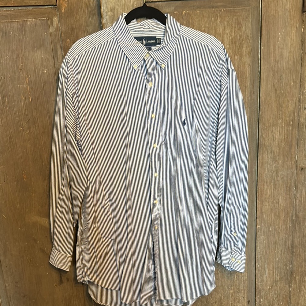 Striped Blue Men's Shirt
